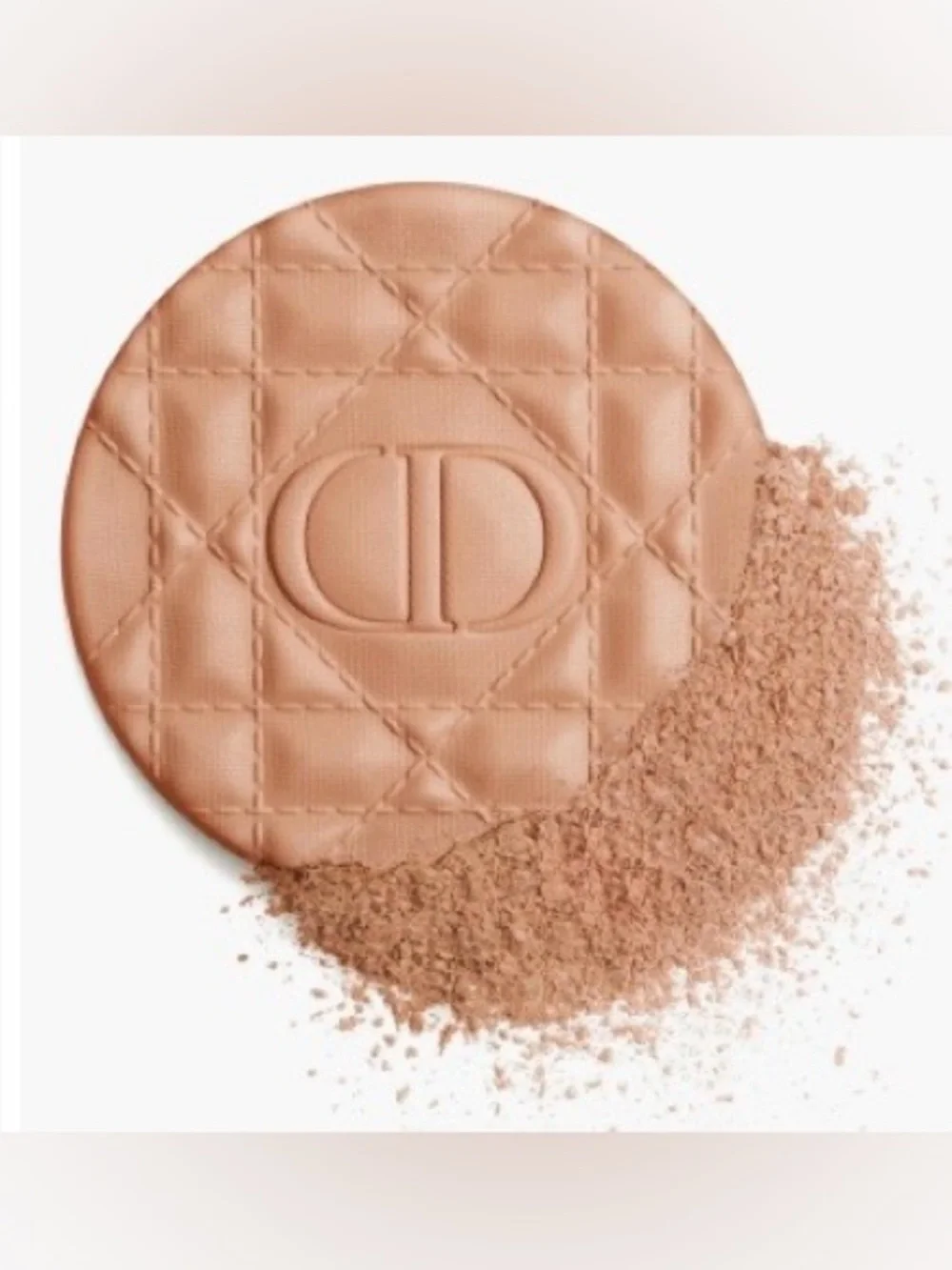 Dior Forever Natural Bronze PowderCompact in with Quilted Leather Lid - 03